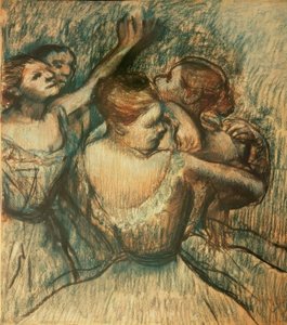 Quatre danseuses en demi-figure