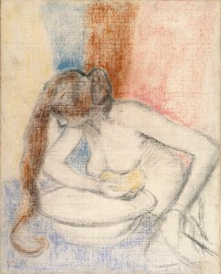 Femme se baignant, c.1897 - Edgar Degas