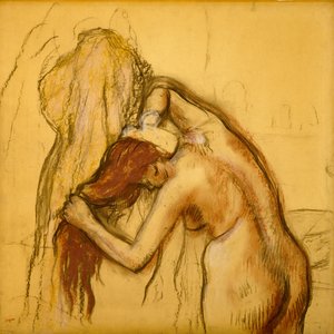 Femme se séchant, vers 1905
