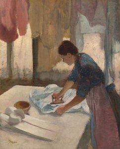 Femme repassant, commencé c. 1876, terminé c. 1887 - Edgar Degas