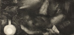 Femme Allongée sur son Lit, vers 1885 - Edgar Degas