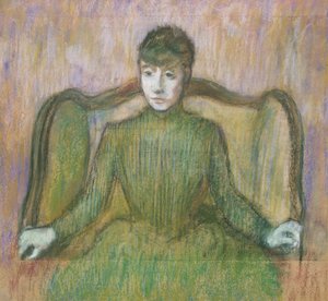 Femme assise dans un fauteuil, c.1864