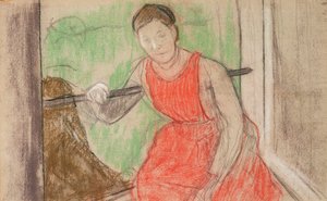Femme à une fenêtre