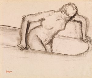 Femme dans la baignoire
