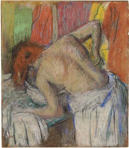 Femme se lavant le dos, c.1895 - Edgar Degas