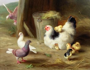 Scène de cour de ferme