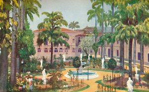 Jardin du Palais Itamaraty - Ministère des Affaires étrangères, 1914