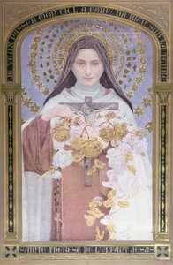 Sainte Thérèse de Lisieux (1873-97) 1928 (aquarelle sur papier)