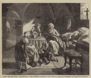 Louis XVI et Marie-Antoinette dans le Temple - Edgar Melville Ward