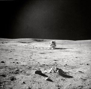 Apollo 14 EVA Vue, surface lunaire, 1971 - Edgar Mitchell