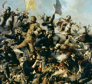 Bataille de Little Bighorn, 25 juin 1876 (détail)