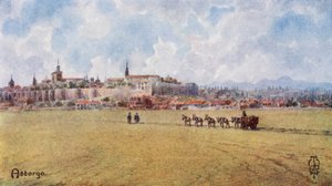Espagne du Nord : Astorga, vue du sud-est - Edgar T. A. Wigram