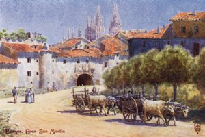 Espagne du Nord : Burgos, Arco San Martin - Edgar T. A. Wigram