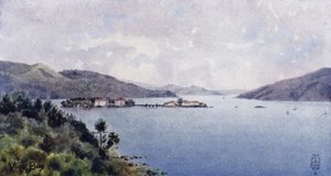 Espagne du Nord : Baie de Vigo, le port intérieur, en direction de la mer - Edgar T. A. Wigram