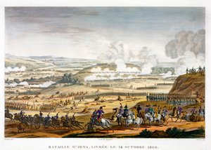 La bataille de Iéna, Allemagne, 14 octobre 1806
