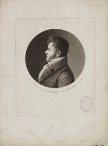 Portrait de Marie-Henri Beyle, dit Stendhal 1783-1842 - Edme Quenedey