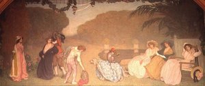 Jeunes Filles Regardant un Théâtre en Plein Air
