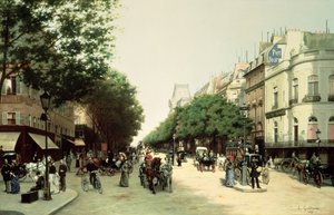 Le Boulevard des Italiens - Edmond Georges Grandjean