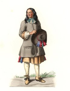 Paysanne française du 17e siècle, d