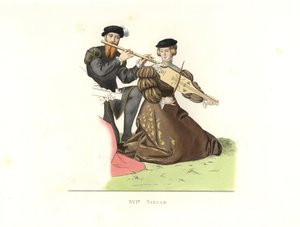 Gentleman et femme, Angleterre