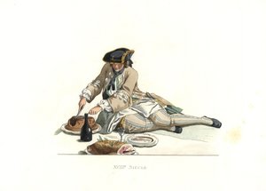 Gentilhomme en tenue de chasse, France