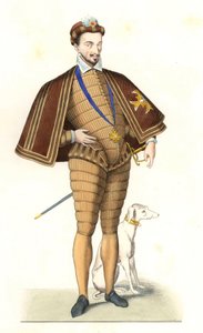 Roi Henri III de France (1551-1589), portant le collier de l