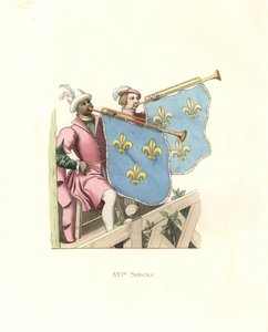 Trompettistes à un tournoi, règne de François Ier de France