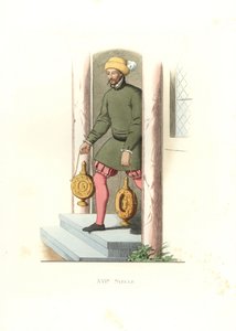 Valet, Angleterre - Edmond Lechevallier Chevignard