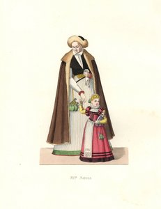 Femme de Silésie et fille