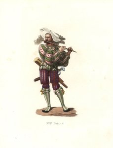 Soldat allemand jouant du fifre - Edmond Lechevallier Chevignard