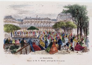 Le Palais Royal - dessin de Morin, vers 1830