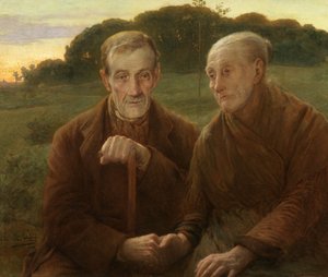 Le coucher de la vie - Edmond Theodor van Hove