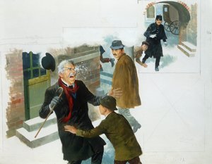 Une boule de neige, de Cœur, par Edmondo De Amicis, dessin - Edmondo de Amicis