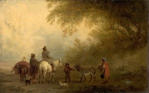 Les gitans levant le camp - Edmund Bristow