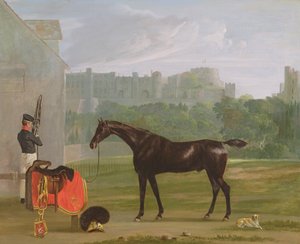 Devant la maison de garde à Windsor