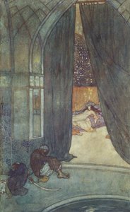 "Il vit les eunuques noirs endormis" - Edmund Dulac