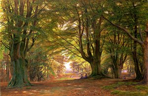 Jouer dans le bois de hêtres, 1876