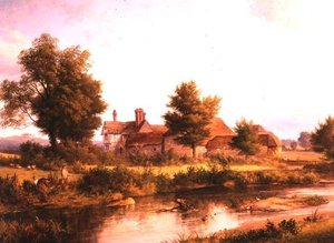 Vue de la maison Unstead, près de Bramley