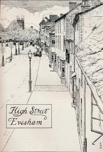 High Street Evesham, 19e siècle