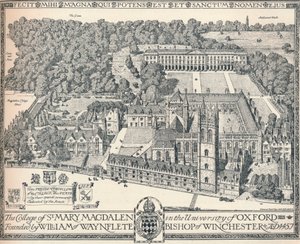 Collège Magdalen, Oxford, 1905