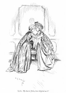 Illustration pour Les Rivaux de Sheridan (gravure)