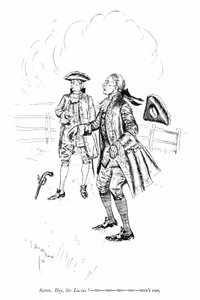 Illustration pour Les Rivaux de Sheridan (gravure)