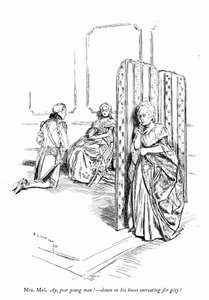 Illustration pour Les Rivaux de Sheridan (gravure)