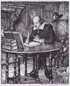 Shakespeare dans son étude