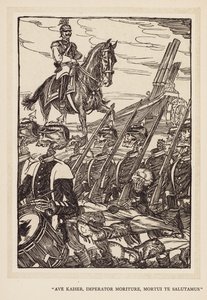 La guirlande du Kaiser : "Ave Kaiser, Imperator Moriture, Mortui Te Salutamus" - Edmund Joseph (after) Sullivan
