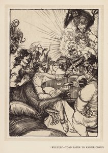 La guirlande du Kaiser : "Kultur," mangeur de crapauds pour Kaiser Comus