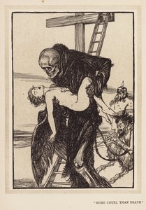 La guirlande du Kaiser : "Plus cruel que la mort" - Edmund Joseph (after) Sullivan