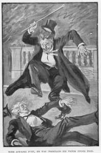 Illustration pour Dr Jekyll et Mr Hyde par R L Stevenson - Edmund Joseph Sullivan