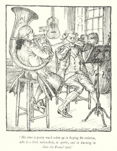 Illustration pour Le Vicaire de Wakefield par Oliver Goldsmith - Edmund Joseph Sullivan