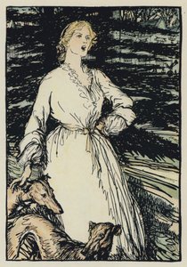 Illustration pour Maud de Tennyson - Edmund Joseph after Sullivan